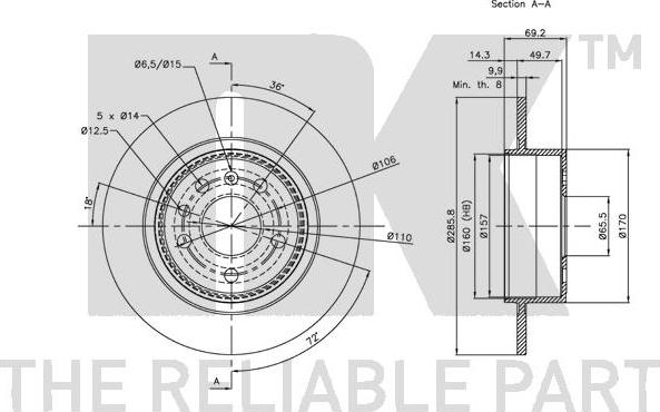 NK 204110 - Kočioni disk www.molydon.hr