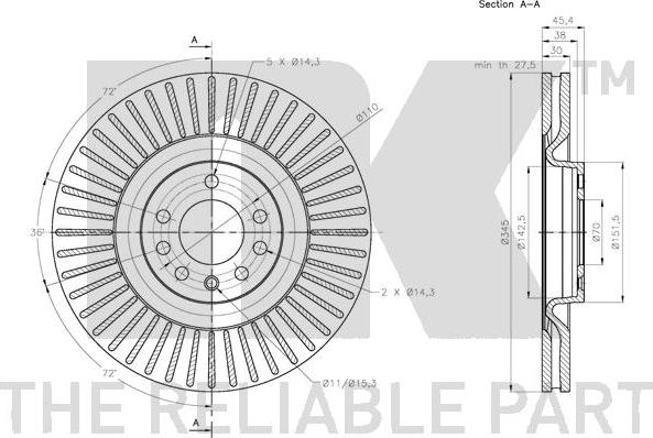 NK 204112 - Kočioni disk www.molydon.hr