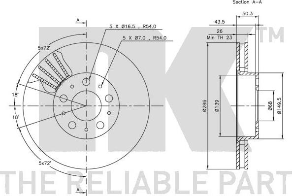 NK 204841 - Kočioni disk www.molydon.hr