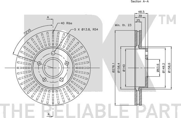 NK 204848 - Kočioni disk www.molydon.hr