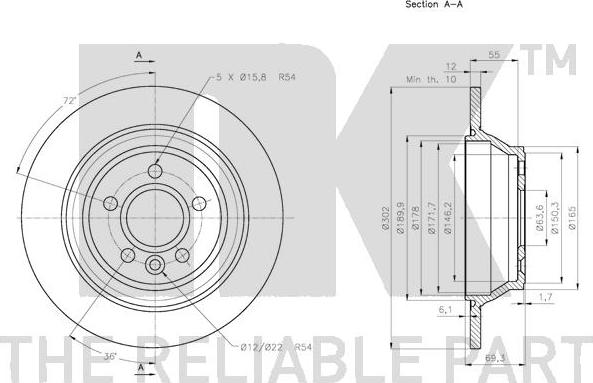 NK 204859 - Kočioni disk www.molydon.hr