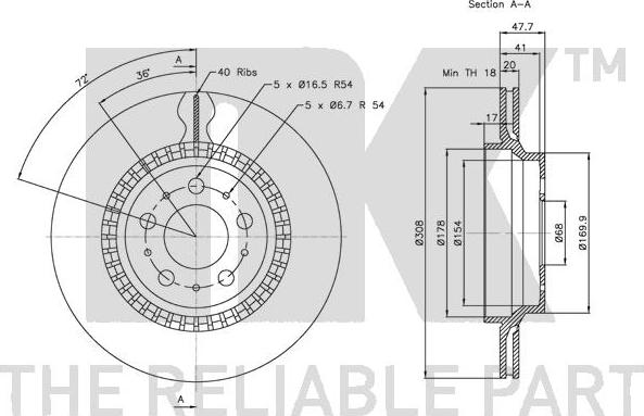 NK 314852 - Kočioni disk www.molydon.hr