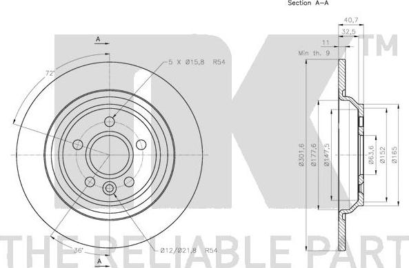 NK 204857 - Kočioni disk www.molydon.hr