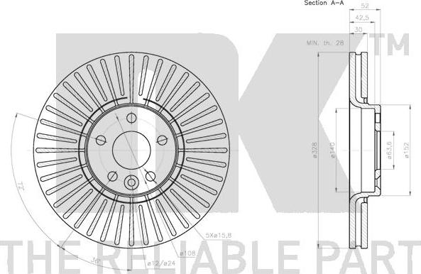 NK 204860 - Kočioni disk www.molydon.hr