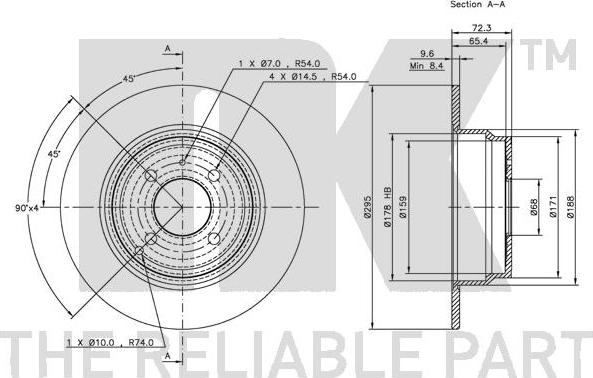 NK 204830 - Kočioni disk www.molydon.hr