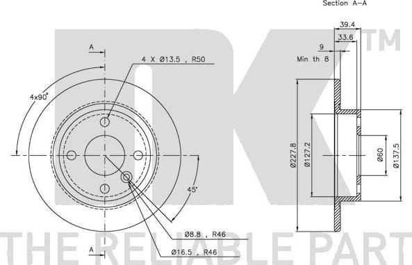 NK 204824 - Kočioni disk www.molydon.hr