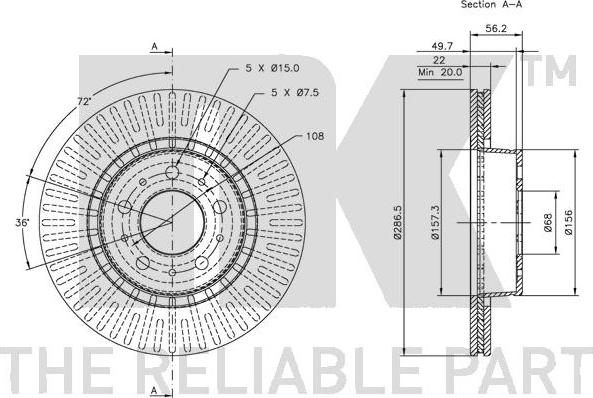 NK 204826 - Kočioni disk www.molydon.hr