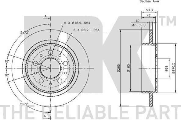 NK 204827 - Kočioni disk www.molydon.hr