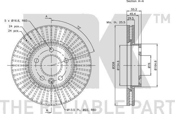 NK 204795 - Kočioni disk www.molydon.hr