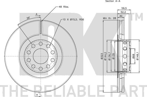 NK 204791 - Kočioni disk www.molydon.hr