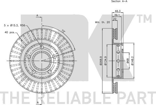 NK 204798 - Kočioni disk www.molydon.hr