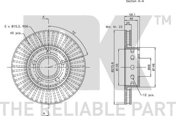 NK 204792 - Kočioni disk www.molydon.hr