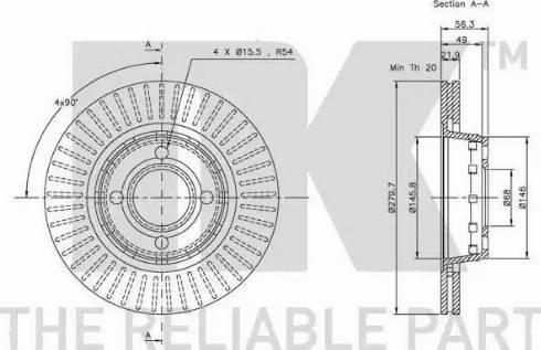 NK 314740 - Kočioni disk www.molydon.hr