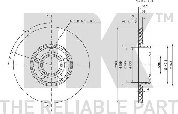 NK 204742 - Kočioni disk www.molydon.hr