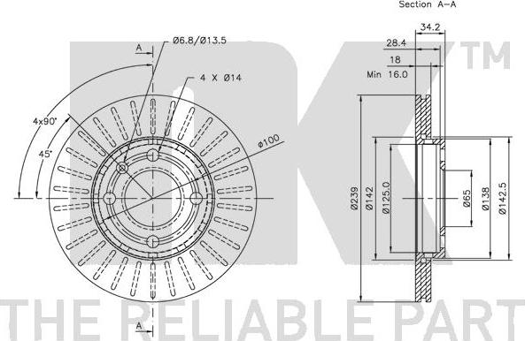 NK 204756 - Kočioni disk www.molydon.hr