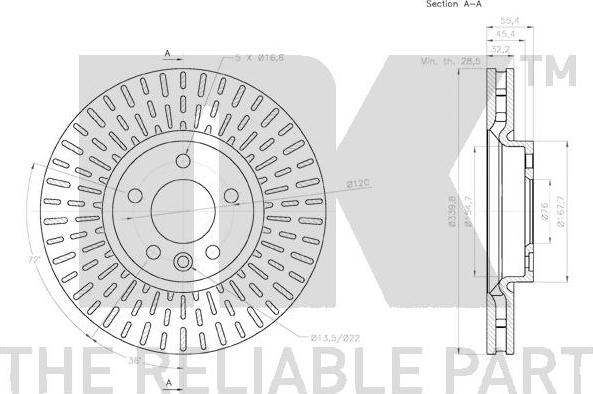 NK 2047145 - Kočioni disk www.molydon.hr