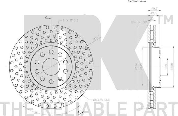 NK 2047146 - Kočioni disk www.molydon.hr