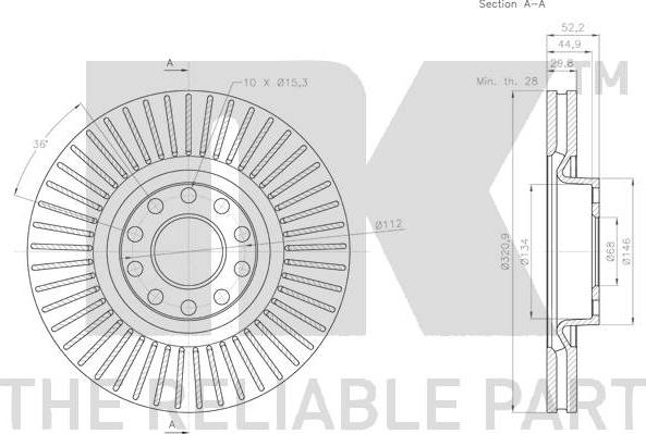 NK 2047140 - Kočioni disk www.molydon.hr