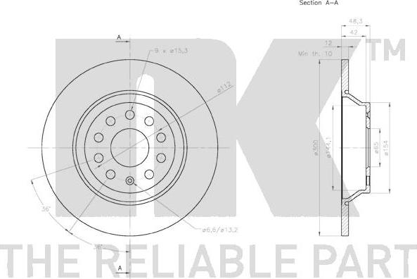 NK 3147160 - Kočioni disk www.molydon.hr