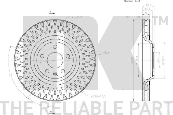 NK 2047162 - Kočioni disk www.molydon.hr