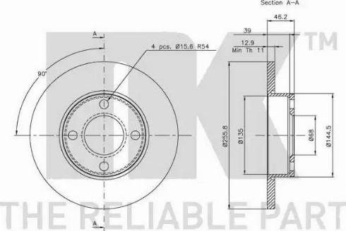 NK 314718 - Kočioni disk www.molydon.hr