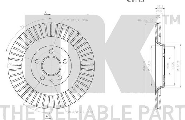 NK 3147130 - Kočioni disk www.molydon.hr