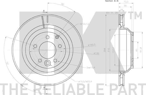 NK 2047138 - Kočioni disk www.molydon.hr