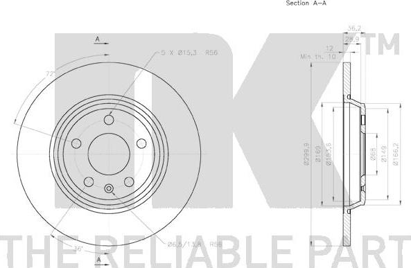 NK 3147129 - Kočioni disk www.molydon.hr