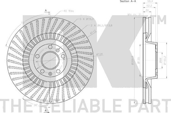 NK 3147125 - Kočioni disk www.molydon.hr