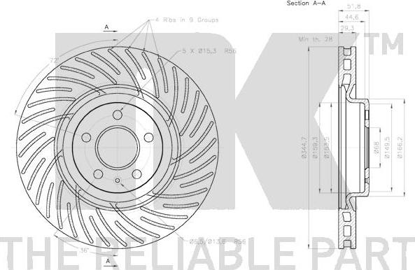 NK 3147128 - Kočioni disk www.molydon.hr