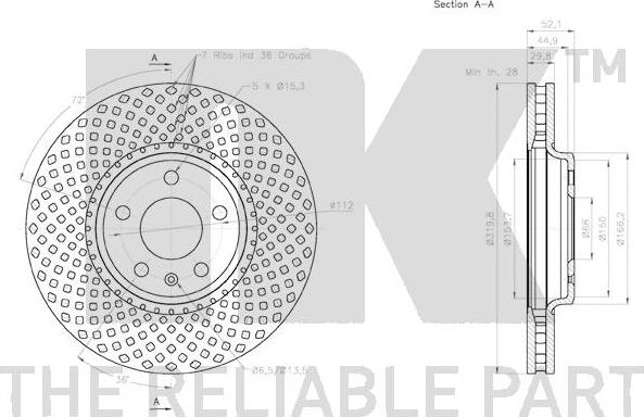 NK 3147127 - Kočioni disk www.molydon.hr