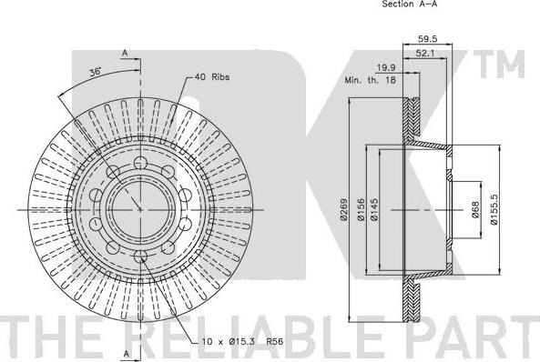 NK 314781 - Kočioni disk www.molydon.hr