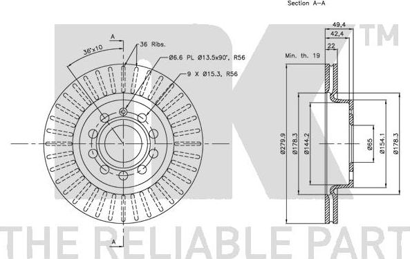 NK 314787 - Kočioni disk www.molydon.hr