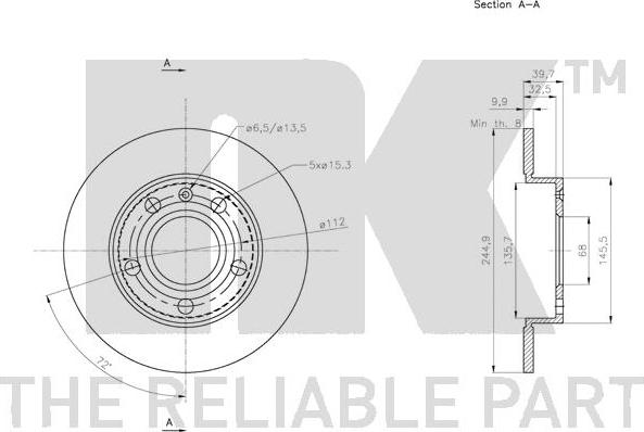 NK 204778 - Kočioni disk www.molydon.hr