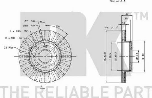 NK 315106 - Kočioni disk www.molydon.hr