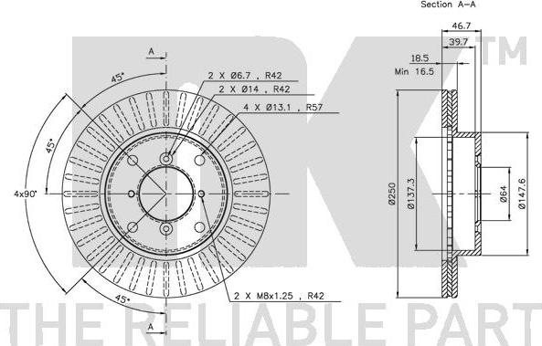 NK 205204 - Kočioni disk www.molydon.hr