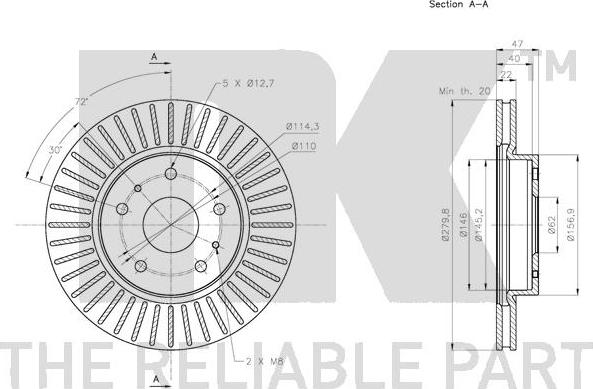 NK 315219 - Kočioni disk www.molydon.hr