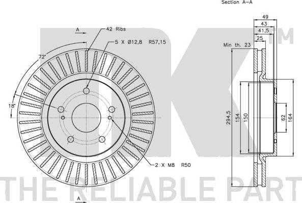 NK 315216 - Kočioni disk www.molydon.hr