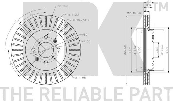 NK 315236 - Kočioni disk www.molydon.hr