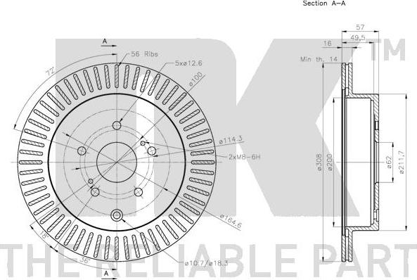 NK 315221 - Kočioni disk www.molydon.hr