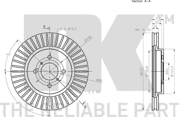 NK 315228 - Kočioni disk www.molydon.hr