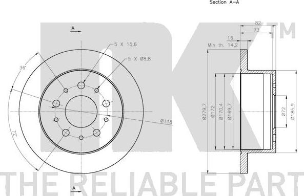 NK 311944 - Kočioni disk www.molydon.hr