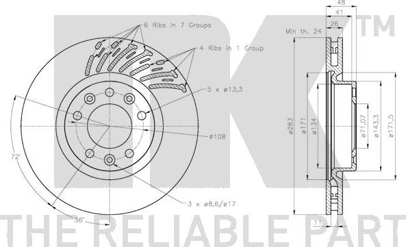 NK 311956 - Kočioni disk www.molydon.hr