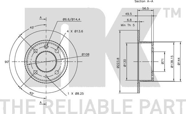 NK 201914 - Kočioni disk www.molydon.hr