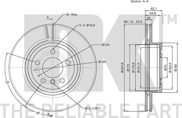 NK 311564 - Kočioni disk www.molydon.hr