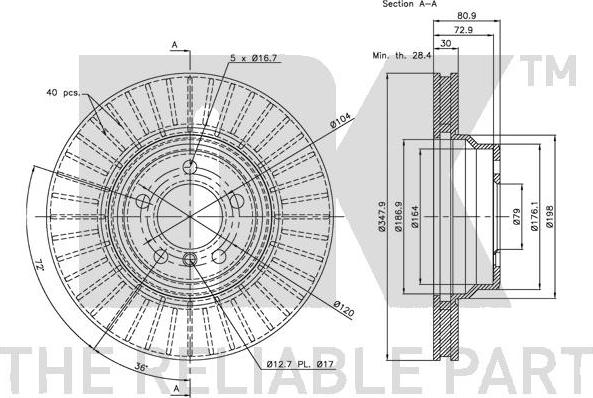 NK 311560 - Kočioni disk www.molydon.hr