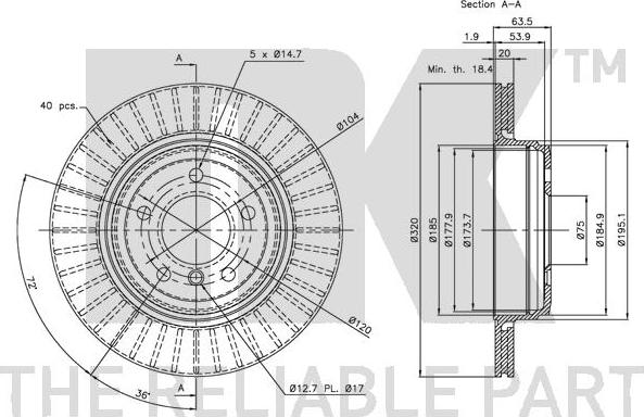 NK 201561 - Kočioni disk www.molydon.hr