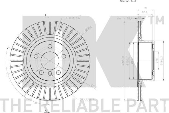 NK 3115105 - Kočioni disk www.molydon.hr