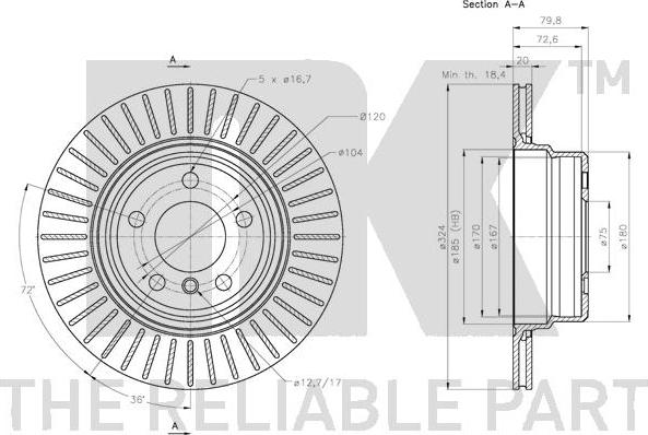 NK 311585 - Kočioni disk www.molydon.hr