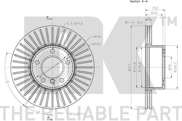 NK 201582 - Kočioni disk www.molydon.hr